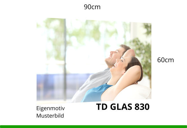 TD GLAS 5 PRINT 830 Eigenmotiv