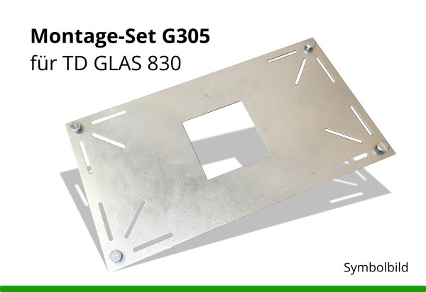 Montage Set f&uuml;r TD GLAS 830