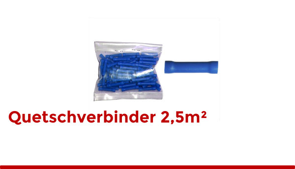 Quetschkabelverbinder 2,5mm&sup2; (20 St&uuml;ck)