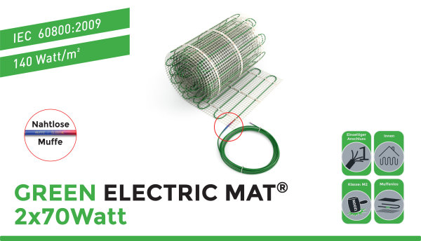 GREEN ELECTRIC MAT 140 Watt